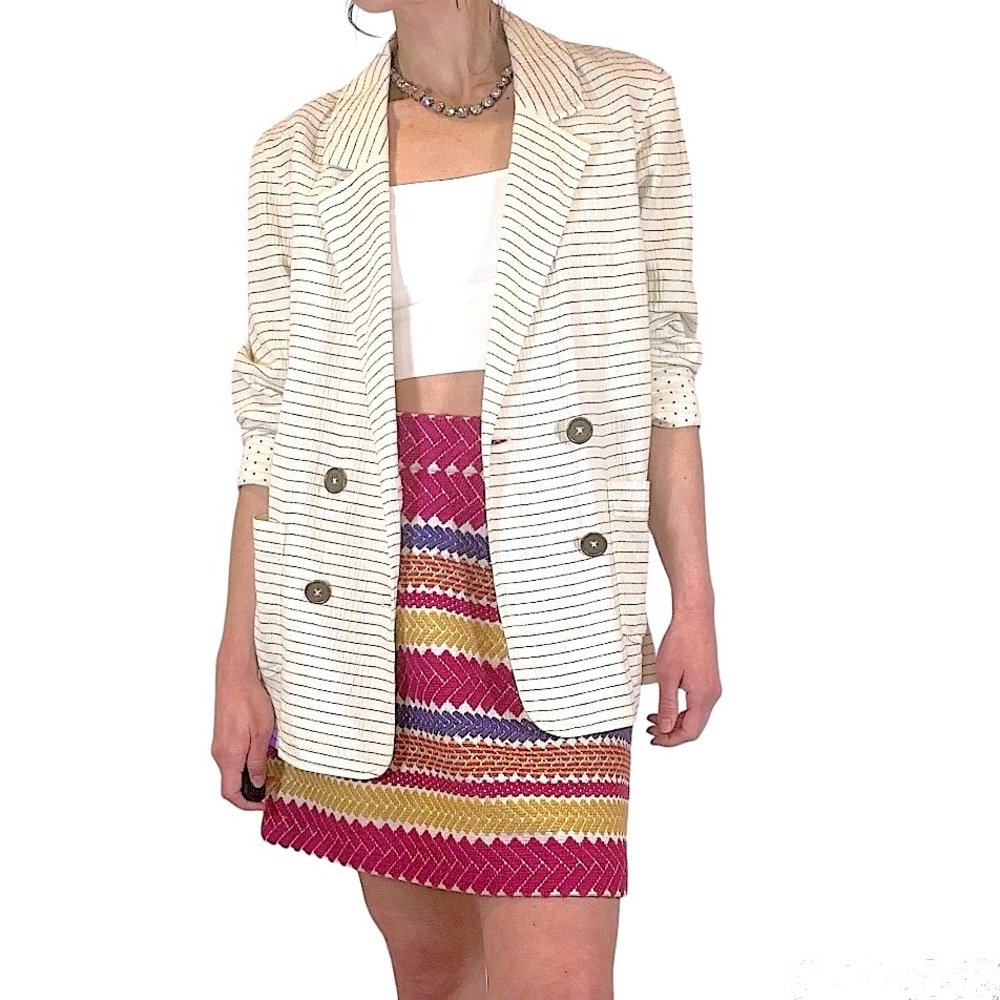 Anthropologie Blazer, Double-Breasted, Size XS, by Cartonnier. Minimalist